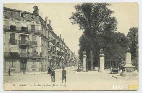 La rue Sigisbert Adam (Nancy)